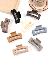 8Pcs Set of Rectangular Hair Clips Solid Color Hair Clips Elegant Hair Clips for All Hairstyles Ladies Non-Slip Hair Clips